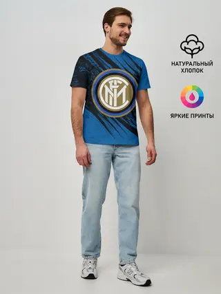 Мужская базовая футболка / Inter