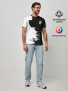 Мужская базовая футболка / Real Madrid uniform black 2018