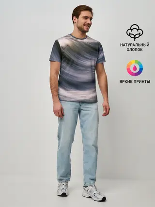 Мужская базовая футболка / Море волнуется