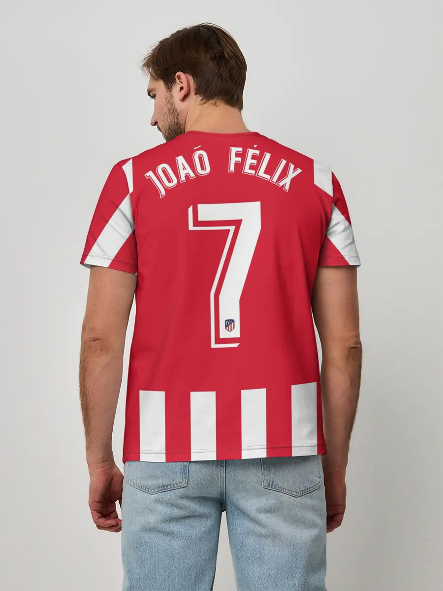 Мужская базовая футболка / Joao Felix home 19-20
