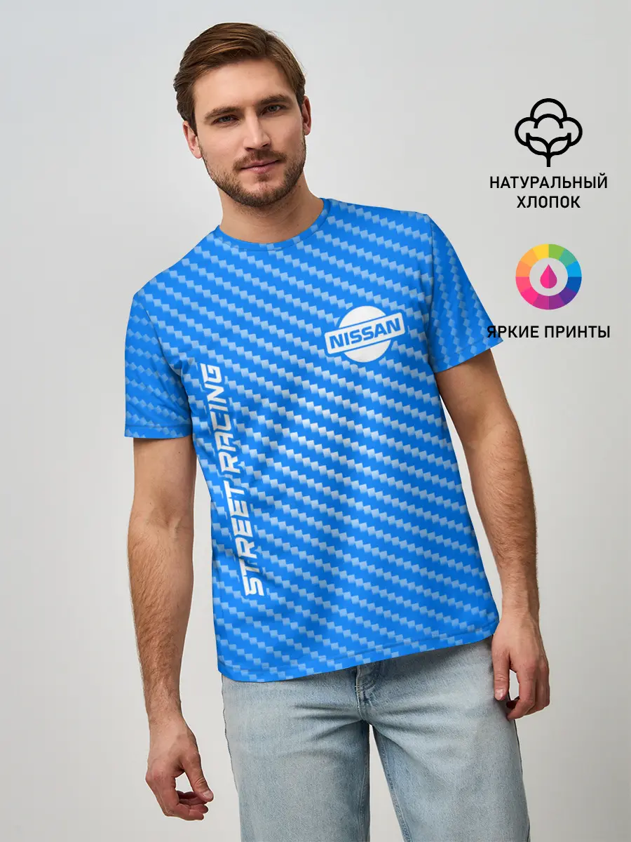 Мужская базовая футболка / Ниссан - Pro Racing