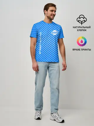 Мужская базовая футболка / Ниссан - Pro Racing