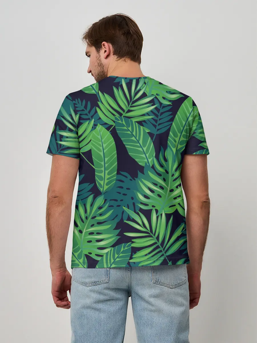 Мужская базовая футболка / Тропики