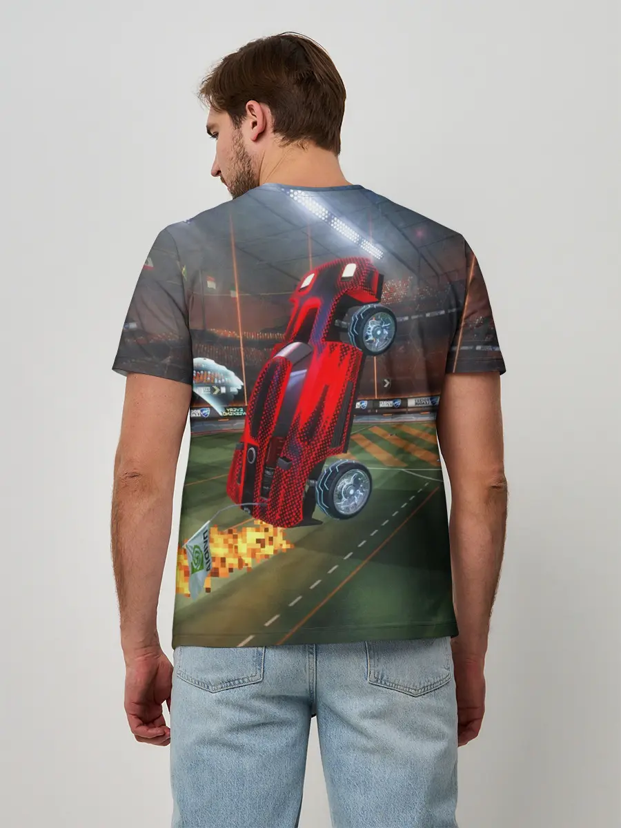 Мужская базовая футболка / Rocket League