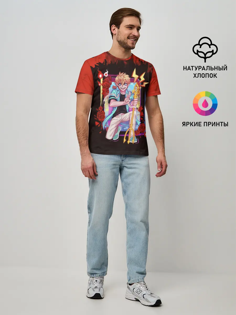 Мужская базовая футболка / Ко Минамото | Туалетный мальчик Ханако-кун