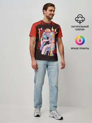 Мужская базовая футболка / Ко Минамото | Туалетный мальчик Ханако-кун