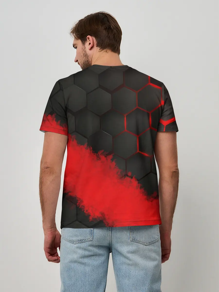 Мужская базовая футболка / GARENA RED LINE