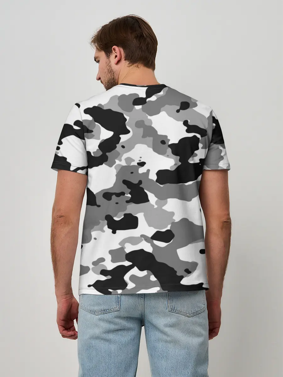 Мужская базовая футболка / FC Juventus Camouflage