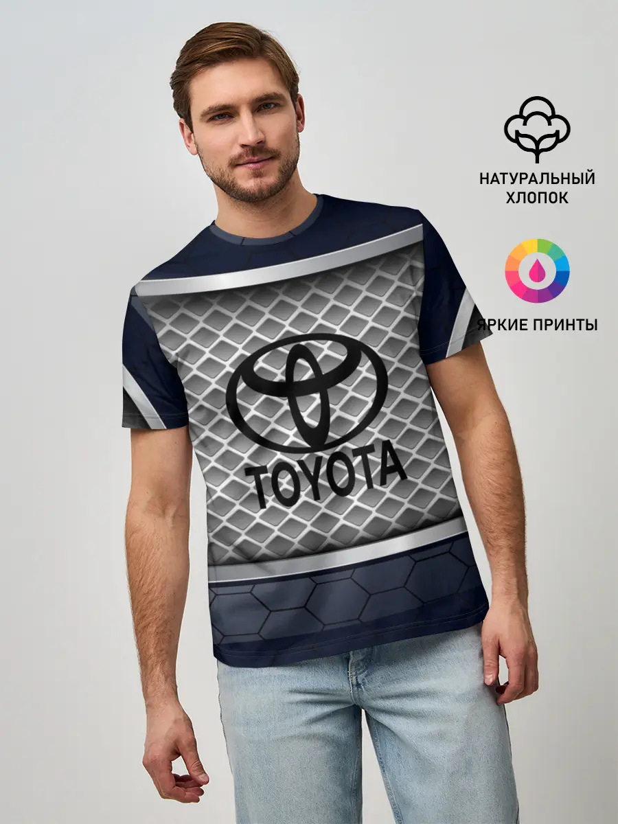 Мужская базовая футболка / TOYOTA SPORT