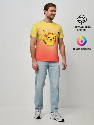 Мужская базовая футболка / Пикачу