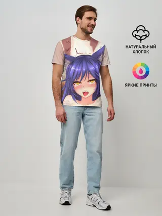 Мужская базовая футболка / Язык