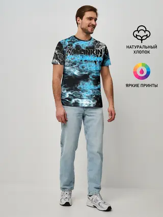 Мужская базовая футболка / Линкин Парк Рок