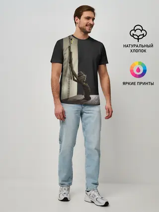 Мужская базовая футболка / Little Nightmares Постер