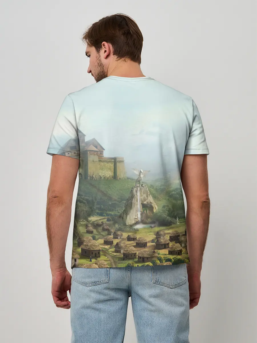 Мужская базовая футболка / Оплот | Heroes of Might and Magic 3