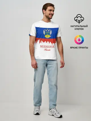 Мужская базовая футболка / MURMANSK