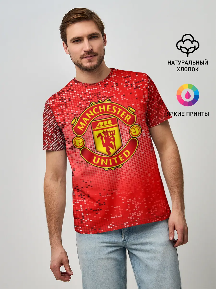 Мужская базовая футболка / ФК Манчестер Юнайтед