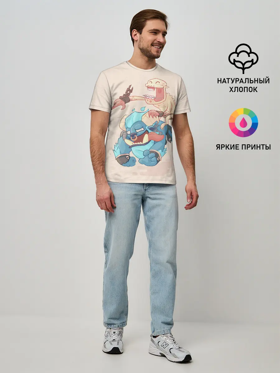 Мужская базовая футболка / Мы уже выехали | Dota 2