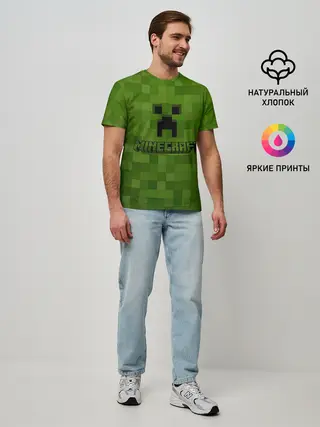 Мужская базовая футболка / Minecraft