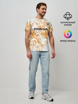 Мужская базовая футболка / Honda