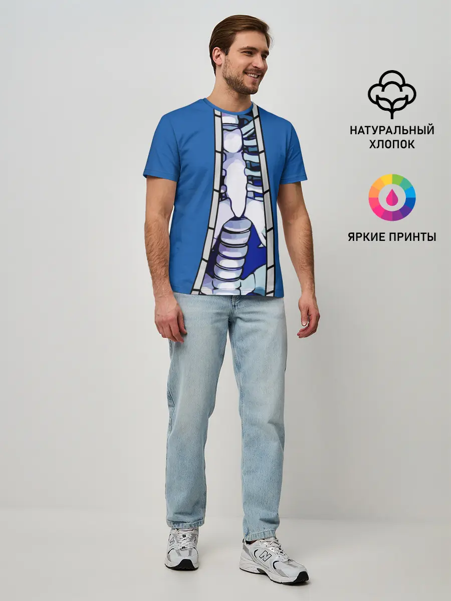 Мужская базовая футболка / КУРТКА САНСА