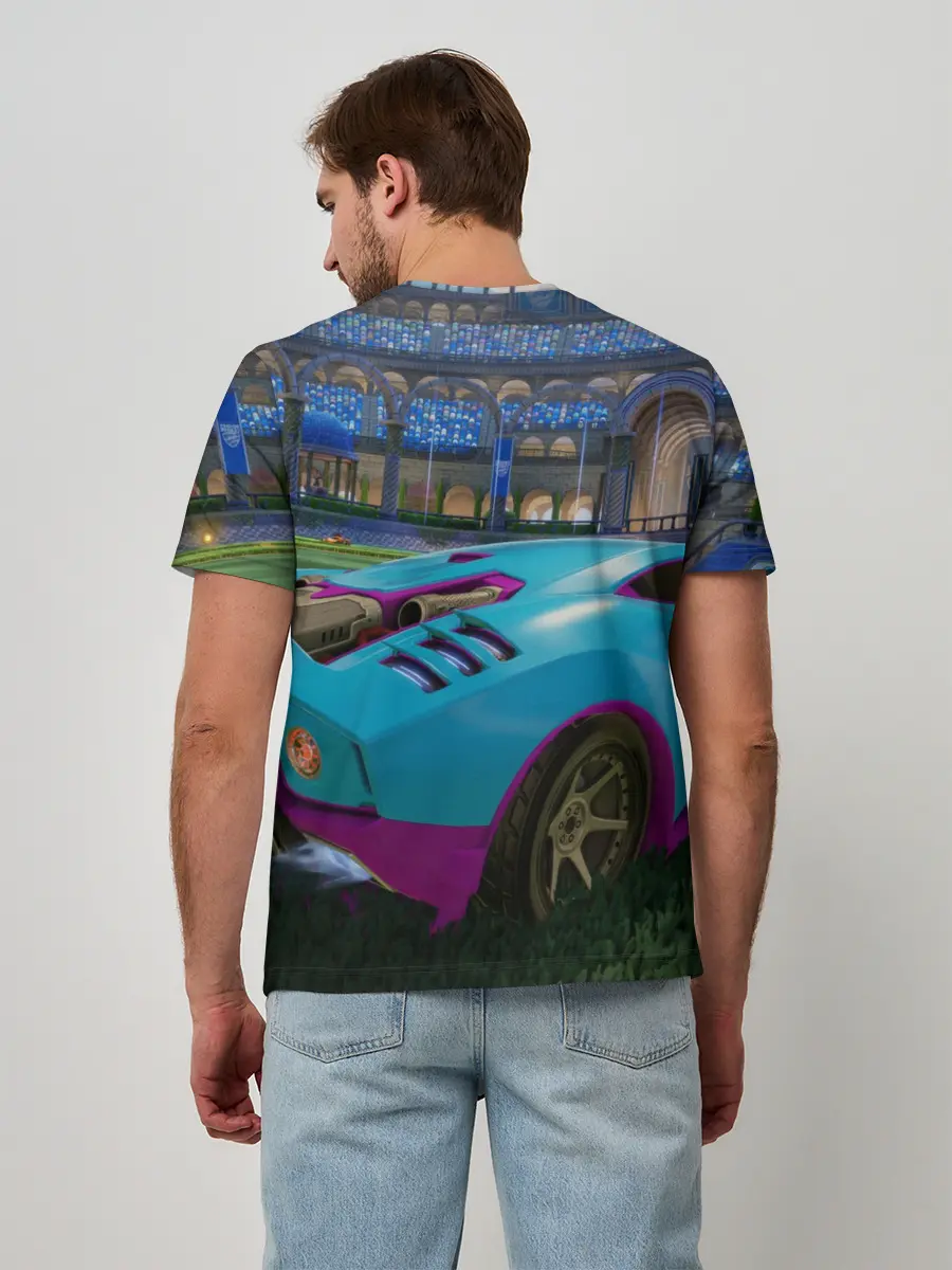 Мужская базовая футболка / Rocket League