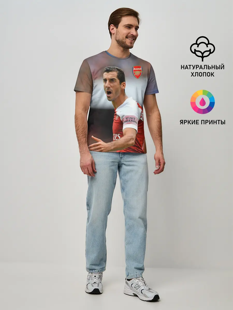 Мужская базовая футболка / H. Mkhitaryan | Arsenal