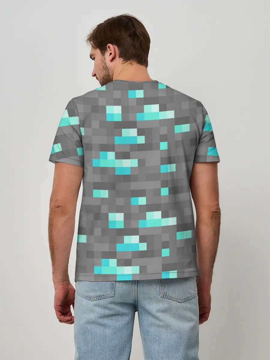 Мужская базовая футболка / Алмазы