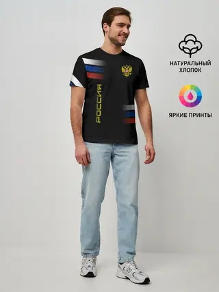 Мужская базовая футболка / Россия
