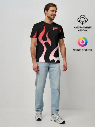 Мужская базовая футболка / Приключения ДжоДжо