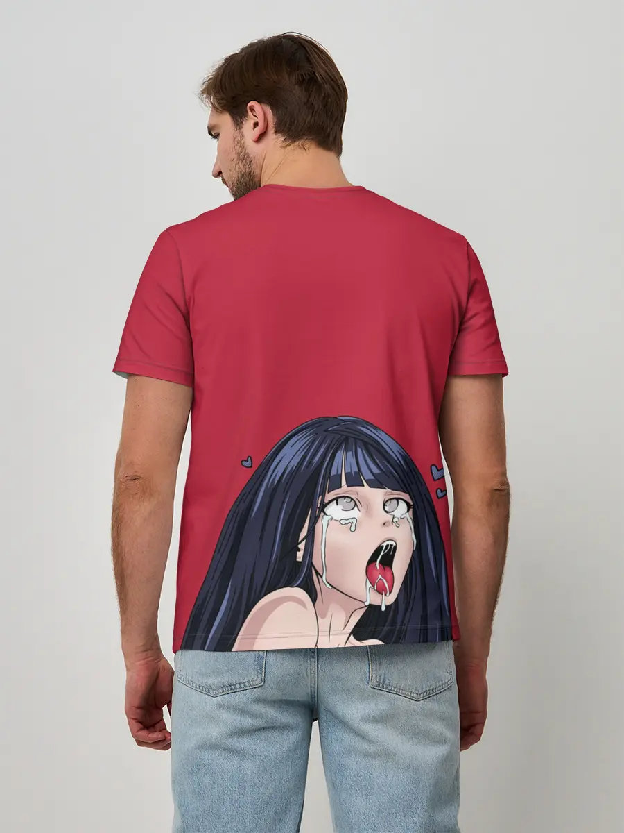 Мужская базовая футболка / ХИНАТА АХЕГАО | AHEGAO