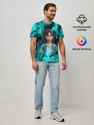 Мужская базовая футболка / Кан Сэ Бёк 3D ART | 067