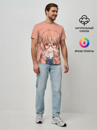 Мужская базовая футболка / Мирай Курияма тян