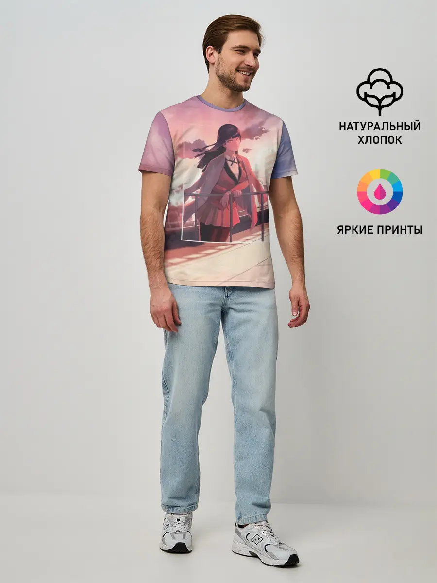 Мужская базовая футболка / Kakegurui Yumeko Jabami art