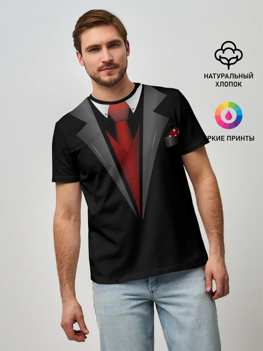 Мужская базовая футболка / Жених