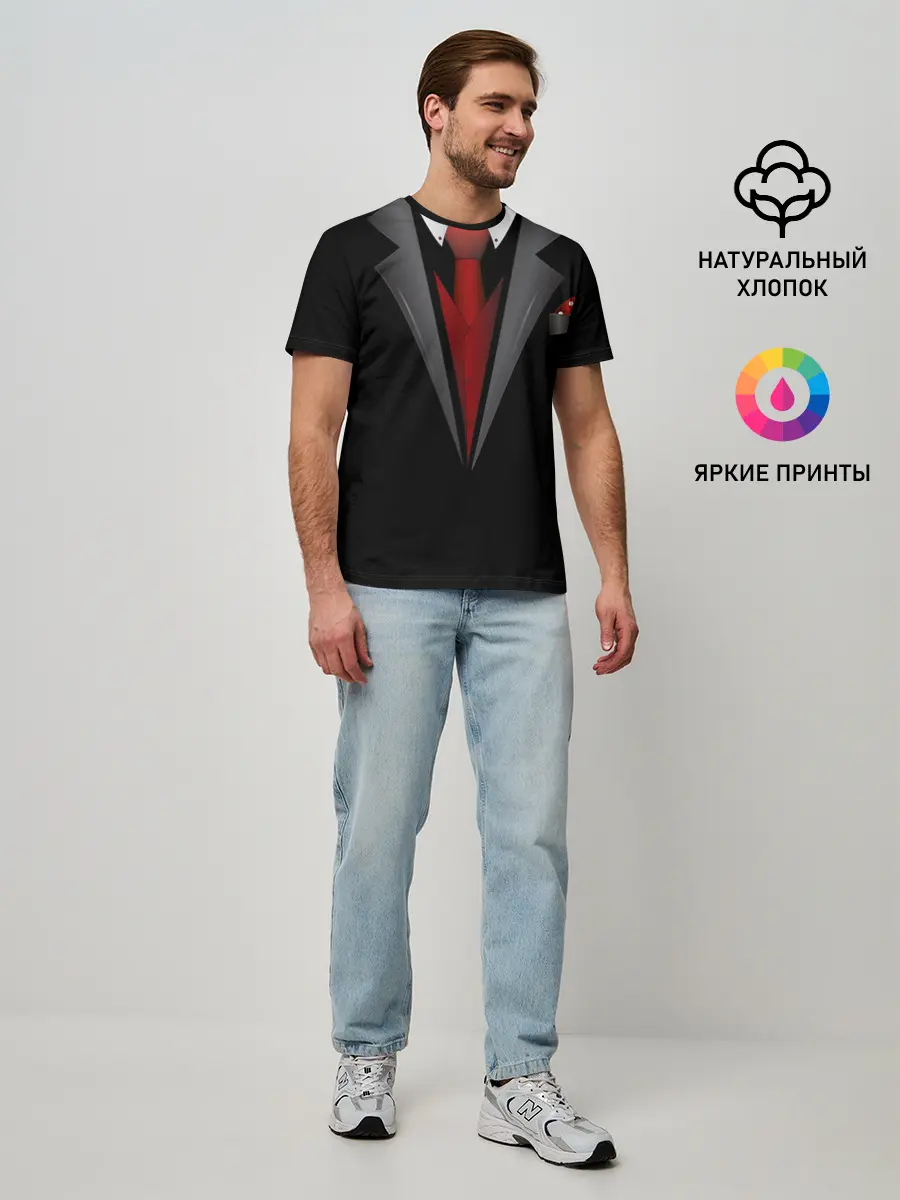 Мужская базовая футболка / Жених