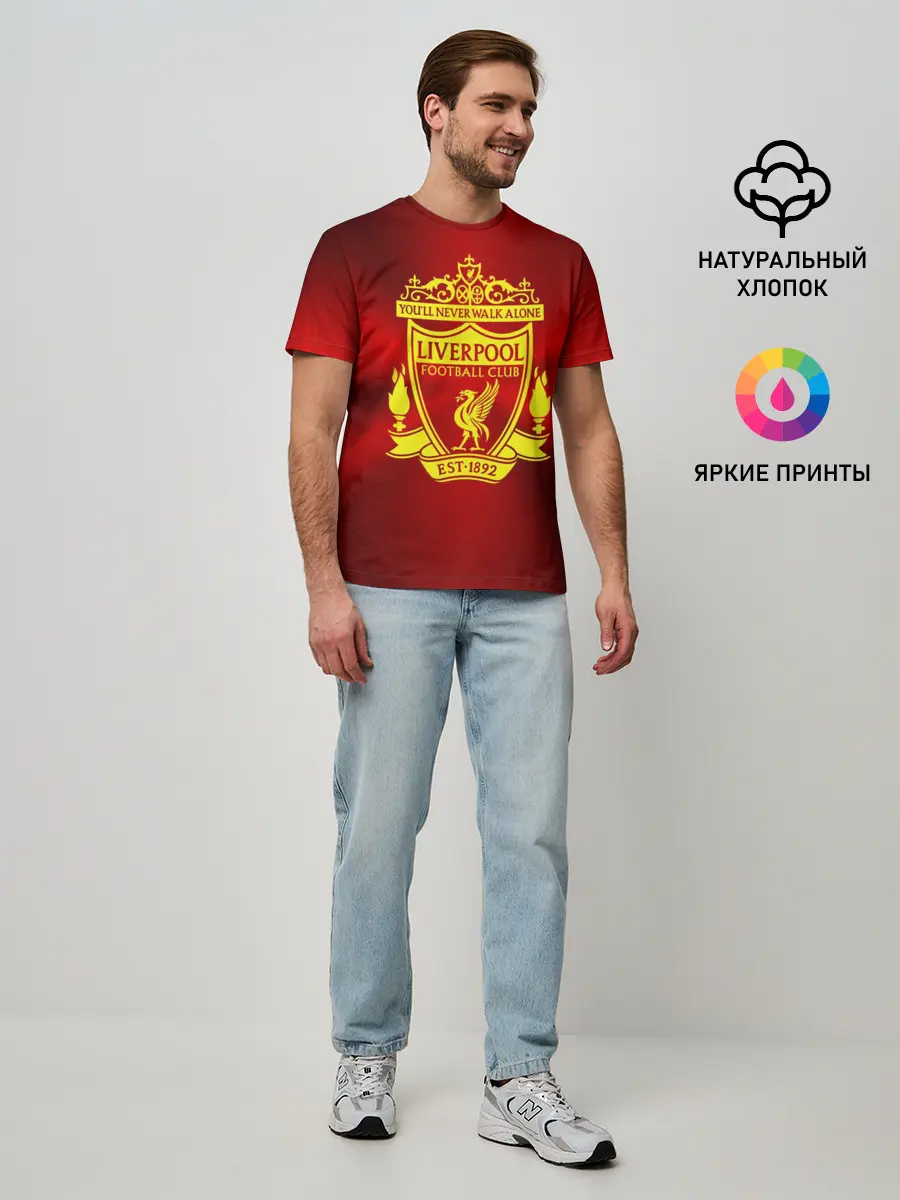 Мужская базовая футболка / ФК Ливерпуль