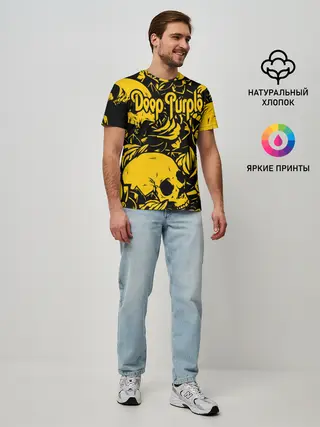 Мужская базовая футболка / Deep Purple