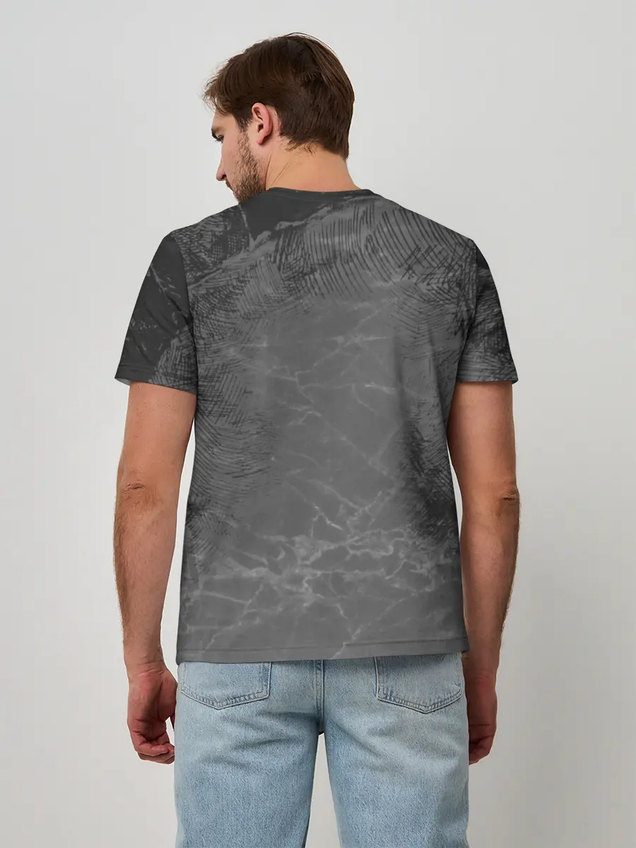 Мужская базовая футболка / демон Либе