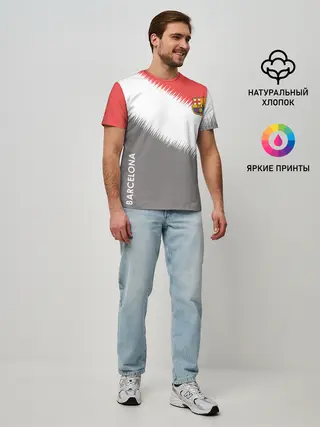 Мужская базовая футболка / Barcelona