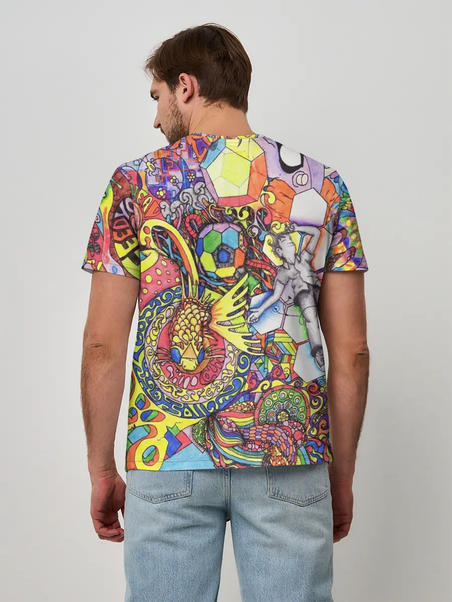 Мужская базовая футболка / ПСИХОДЕЛИКА / PSYHODELICA