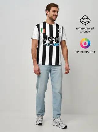 Мужская базовая футболка / Федерико Кьеза Ювентус форма 2021/2022