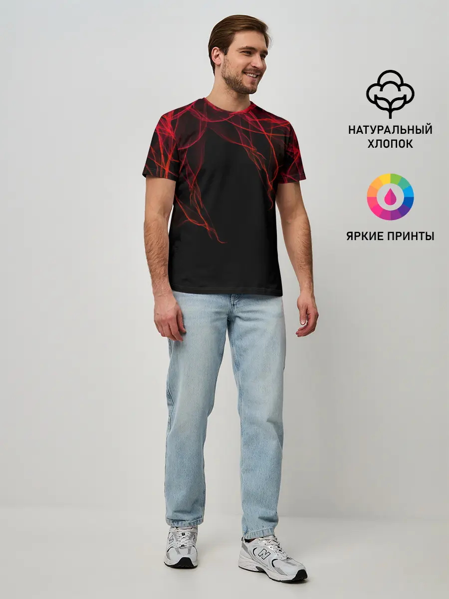 Мужская базовая футболка / Fiber
