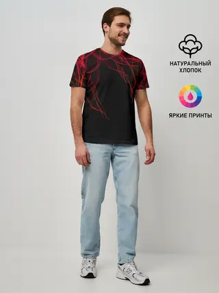 Мужская базовая футболка / Fiber