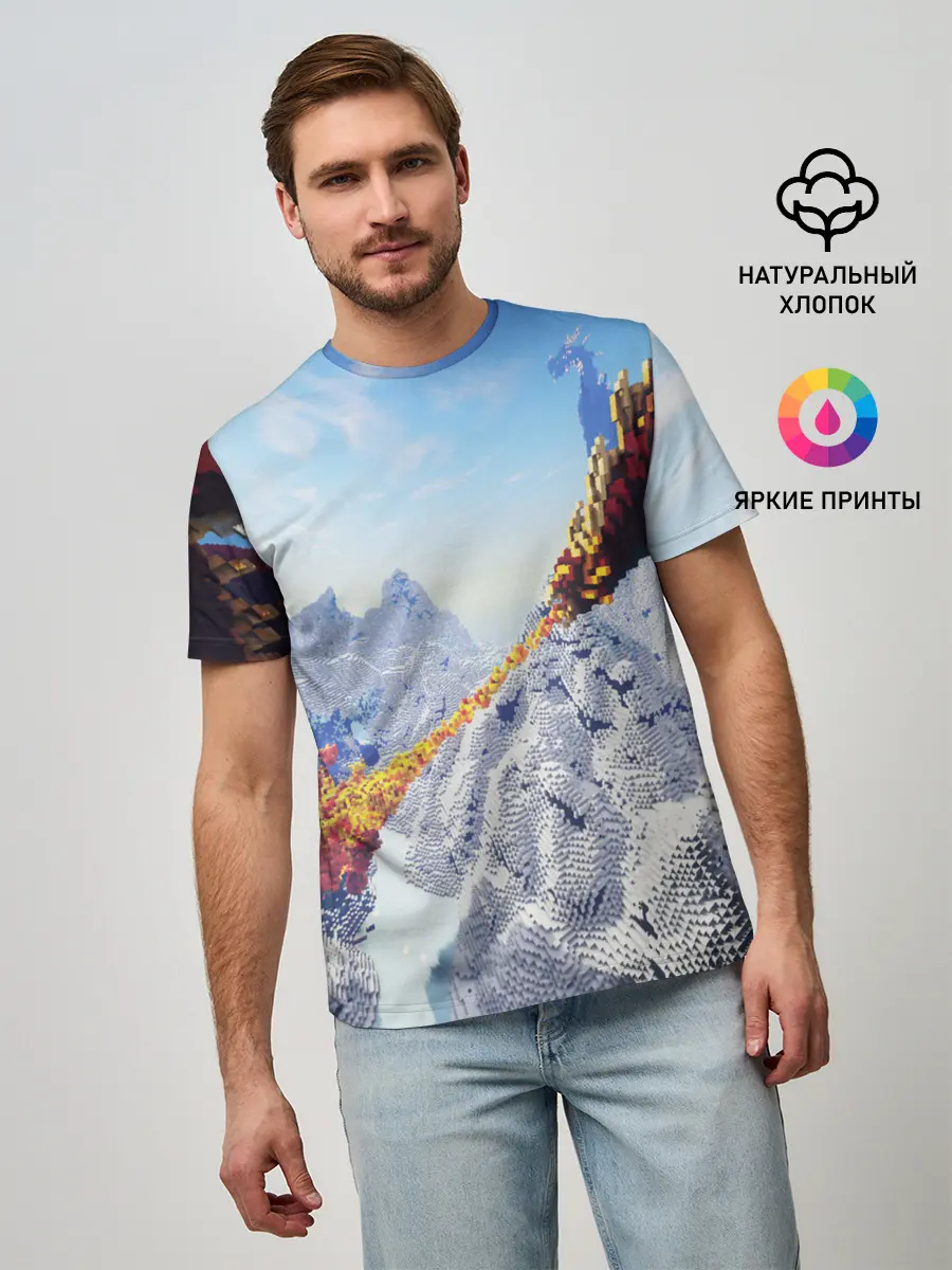 Мужская базовая футболка / MINECRAFT