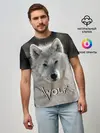 Мужская базовая футболка / Волк