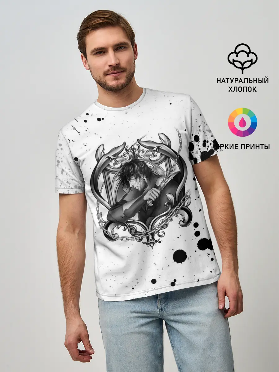 Мужская базовая футболка / Castlevania | Trevor Belmont