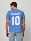 Мужская базовая футболка / Диего Марадона Наполи Ретро