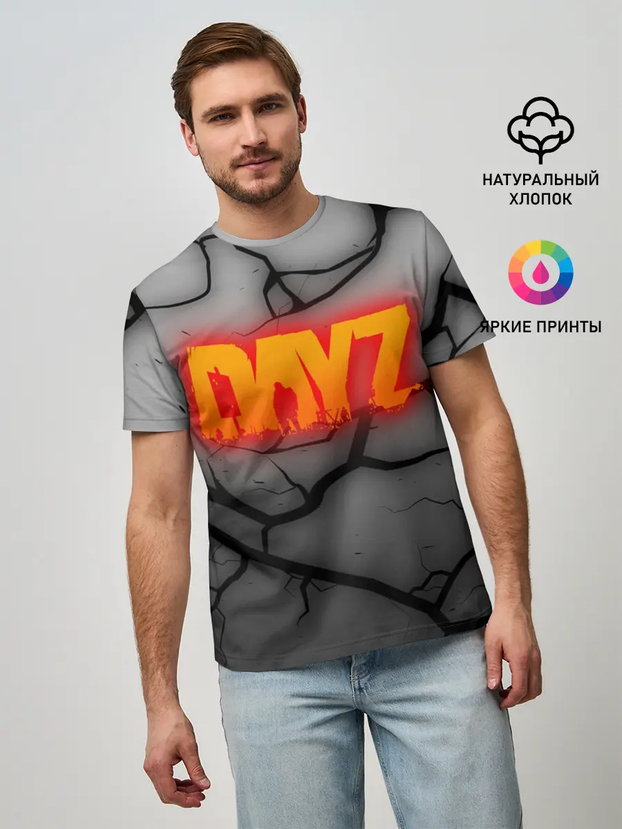 Мужская базовая футболка / DAYZ