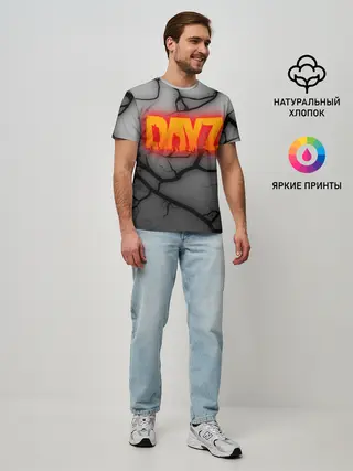 Мужская базовая футболка / DAYZ