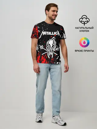 Мужская базовая футболка / METALLICA